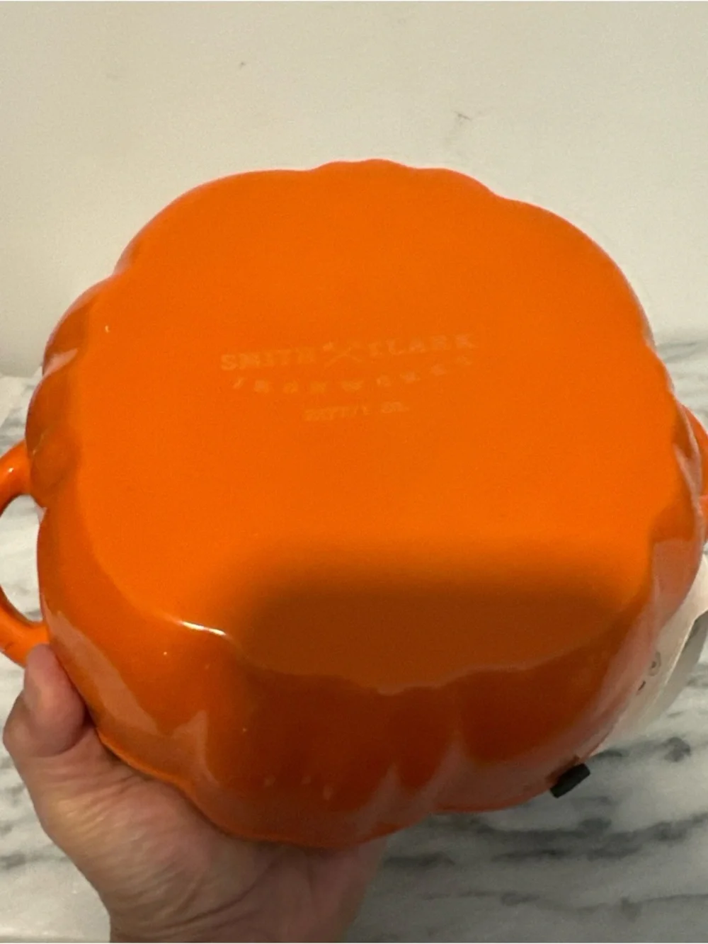 Pumpkin Shaped Covered Casserole Dish - Orange new with tags